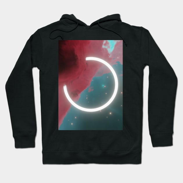 Light Ring Lost in a Nebula Hoodie by Walford-Designs